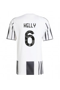 Juventus Lloyd Kelly #6 Fotballdrakt Hjemme Klær 2025-26 Korte ermer